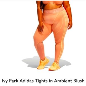 Ivy Park Adidas Tights in Ambient Blush